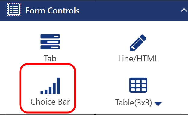 Choice Bar