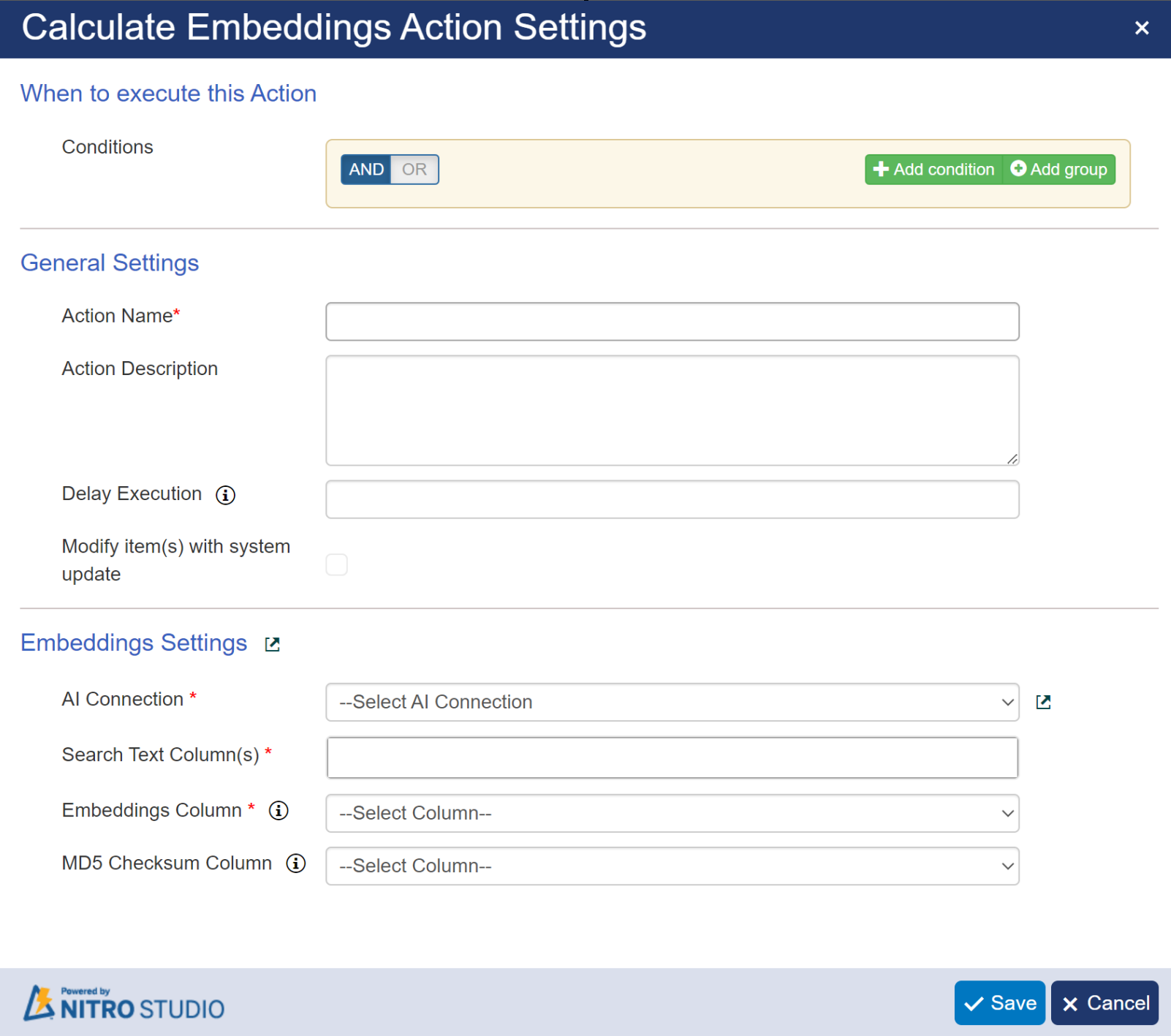 Calculate Embedding in legacy