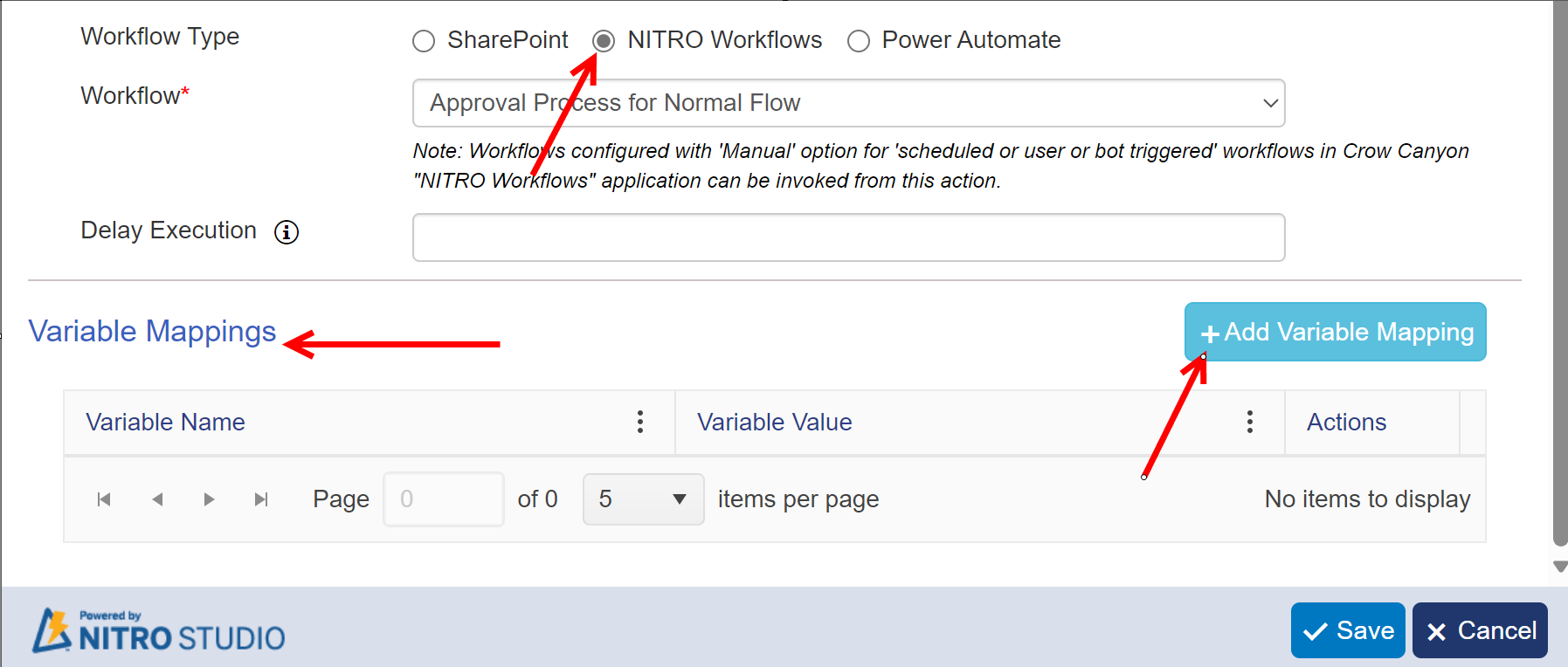 Variable mapping in Invoke workflow