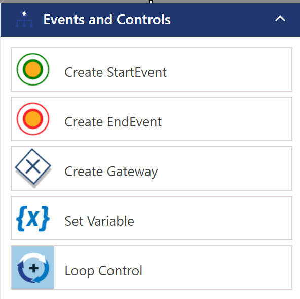 Events and Controls in CA