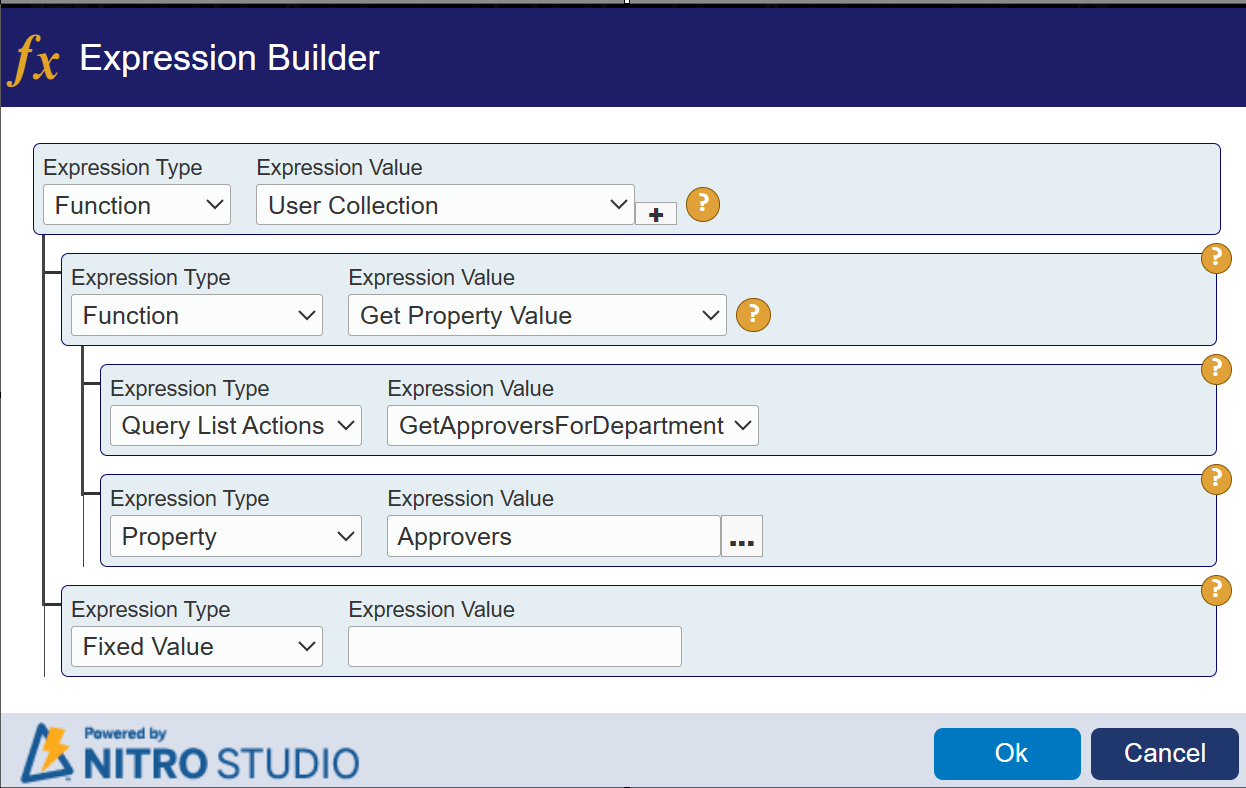 Expression builder usecase4