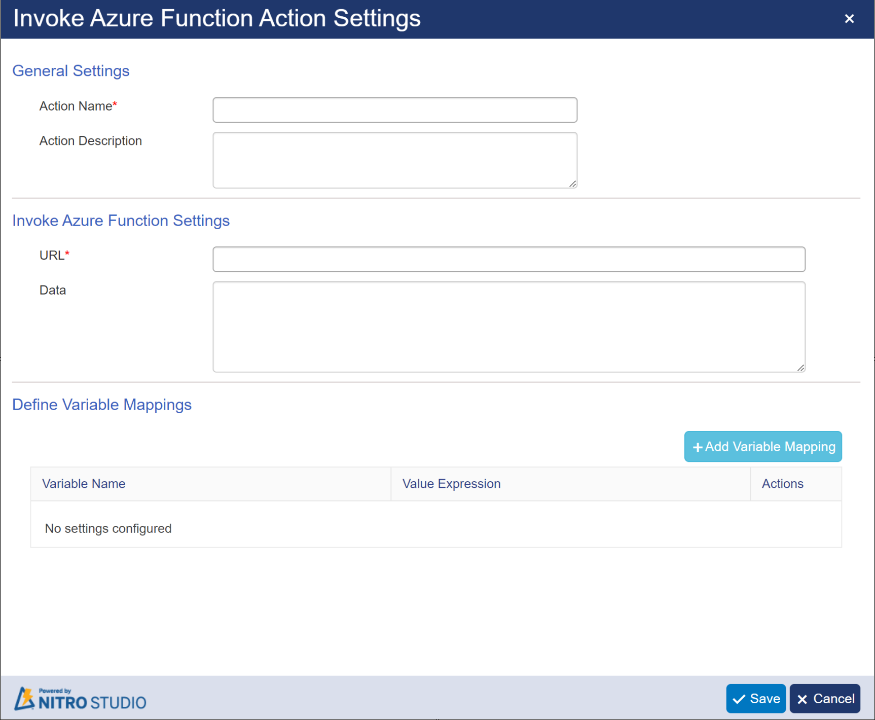 Invoke Azure action in designer