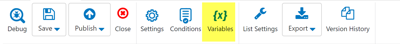 Variable in CA