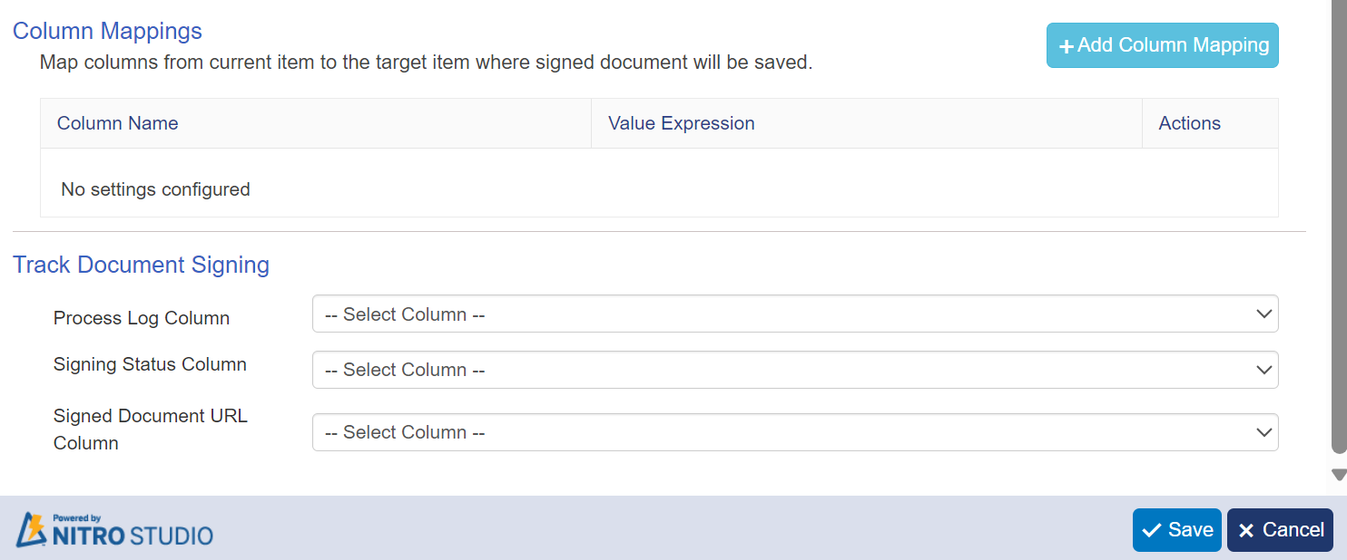 Docusign Action 2 in designer