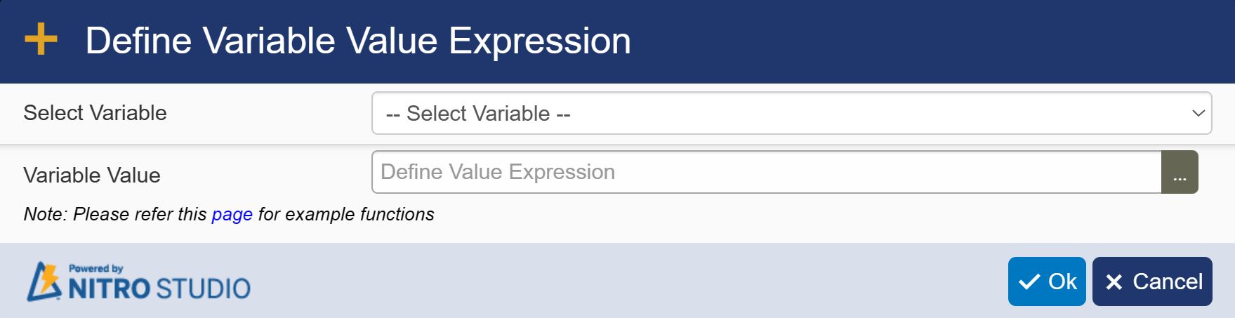 Set variable value