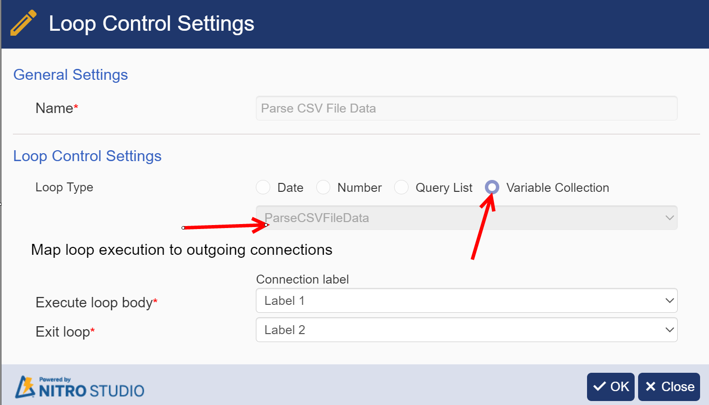 Loop Control Setting