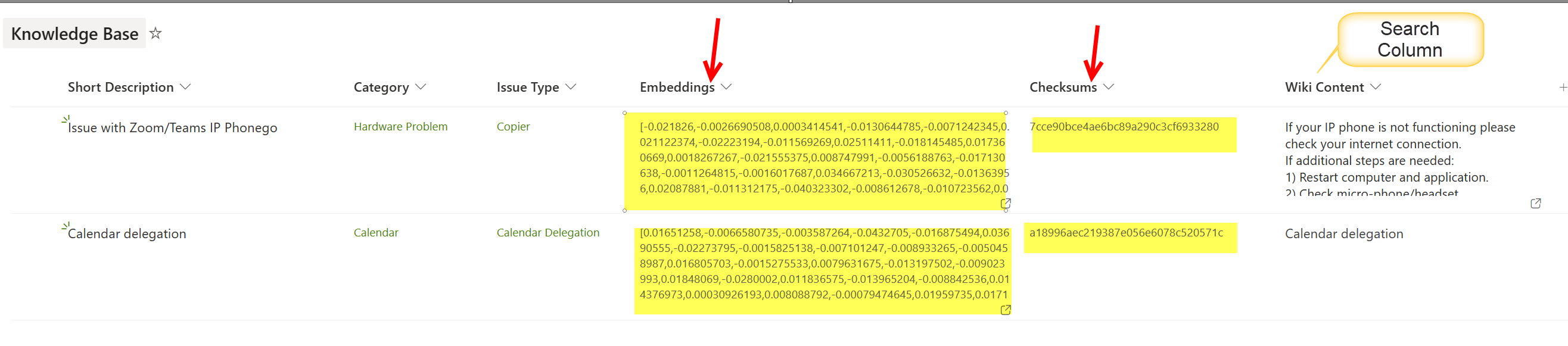 Output og embedding and checksum