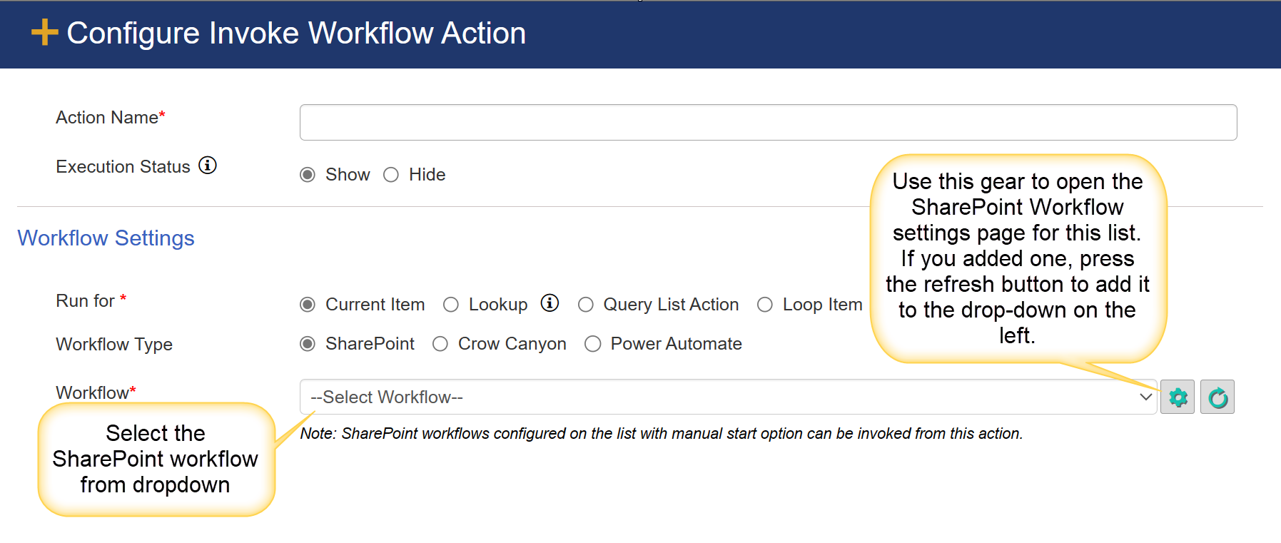 CA Sharepoint workflow