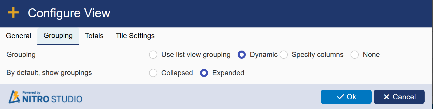 List view dynamic grouping